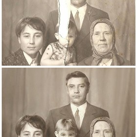 Фотографии: Восстановление старой фотографии